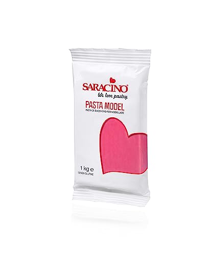 Saracino Fondant Model Pink Zum Modellieren 1 kg Glutenfrei Made In Italy von SARACINO We love pastry