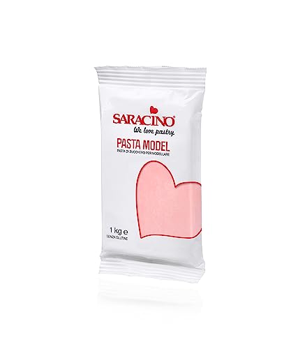 Saracino Fondant Model Rosa Zum Modellieren 1 kg Glutenfrei Made In Italy von SARACINO We love pastry