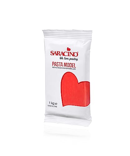 Saracino Fondant Model Rot Zum Modellieren 1 kg Glutenfrei Made In Italy von SARACINO We love pastry