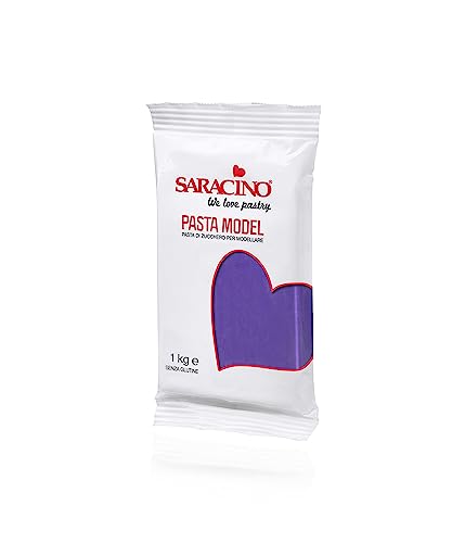 Saracino Fondant Model Violette Zum Modellieren 1 kg Glutenfrei Made In Italy von SARACINO We love pastry