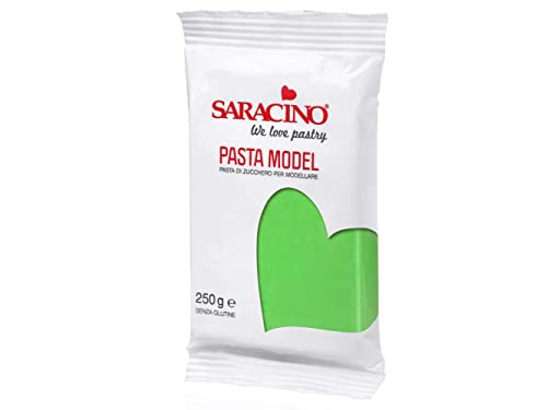 Saracino Fondant Model Zum Modellieren Hellgrün 250 g Glutenfrei Made In Italy von SARACINO We love pastry