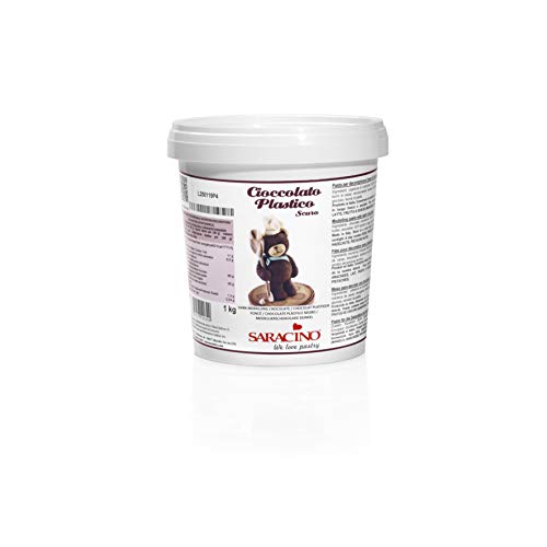 Saracino Modellierschokolade Zartbitter Zum Dekorieren und Modellieren 1 Kg Made In Italy Saracino Modellierschokolade Zartbitter Zum Dekorieren und Modellieren 1 Kg Made In Italy von SARACINO We love pastry