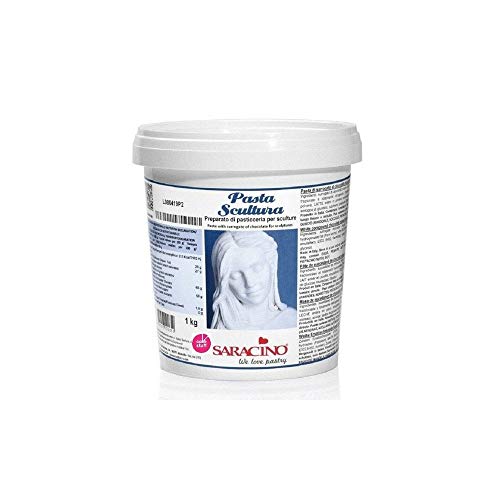 Saracino Skulpturpaste – Modellierschokolade-Ersatz Für Dekorationen 1 Kg Made In Italy Saracino Skulpturpaste – Modellierschokolade-Ersatz Für Dekorationen 1 Kg Made In Italy von SARACINO We love pastry