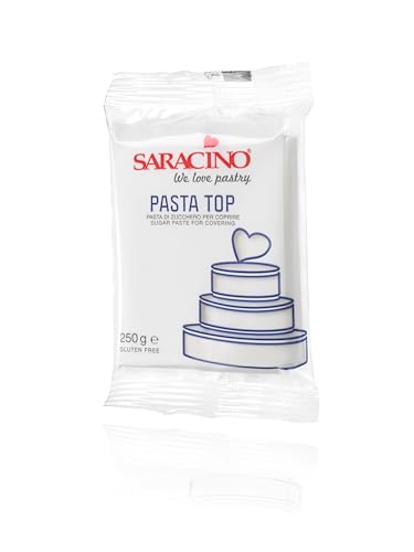 Saracino White Top Fondant zum Bedecken, 250 g, hergestellt in Italien Saracino White Top Fondant zum Bedecken, 250 g, hergestellt in Italien von SARACINO We love pastry