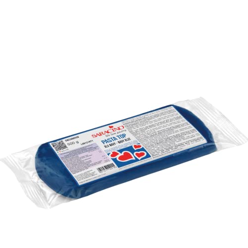 Saracino Zuckerpaste Top Navy Blau für 500 g Abdeckung Made in Italy von SARACINO We love pastry