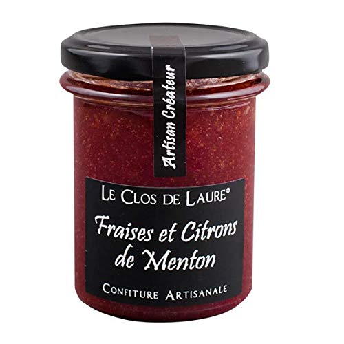 Le Clos de Laure, Erdbeerkonfitüre mit Zitronen von der Côte d’Azur, aus Frankreich, 220g Le Clos de Laure, Erdbeerkonfitüre mit Zitronen von der Côte d’Azur, aus Frankreich, 220g von Le Clos de Laure