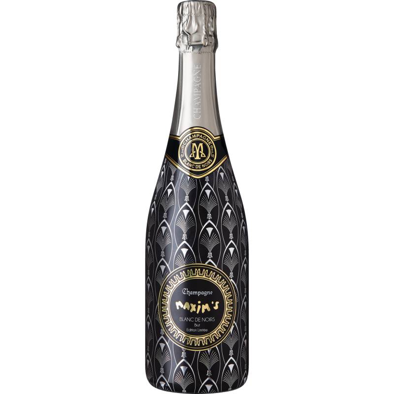 Champagne Maxim's Blanc de Noirs Special Edition, Brut, Blanc de Noirs, Champagne AC, Champagne, Schaumwein von SARL Paul Dangin & Fils, Celles-Sur-Ource - France
