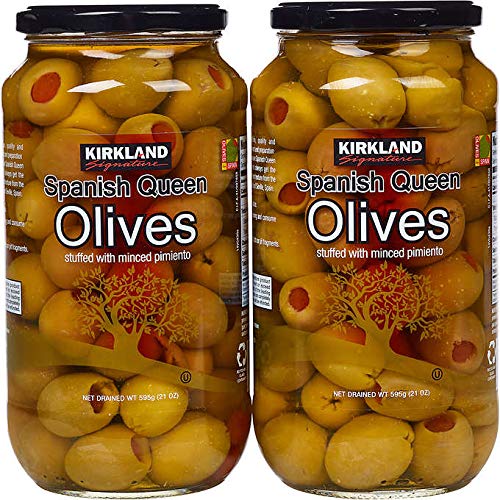 Spanish Queen Olives, 53,3 ml, gefüllt mit Pimiento Koscher (Circle U) von SC