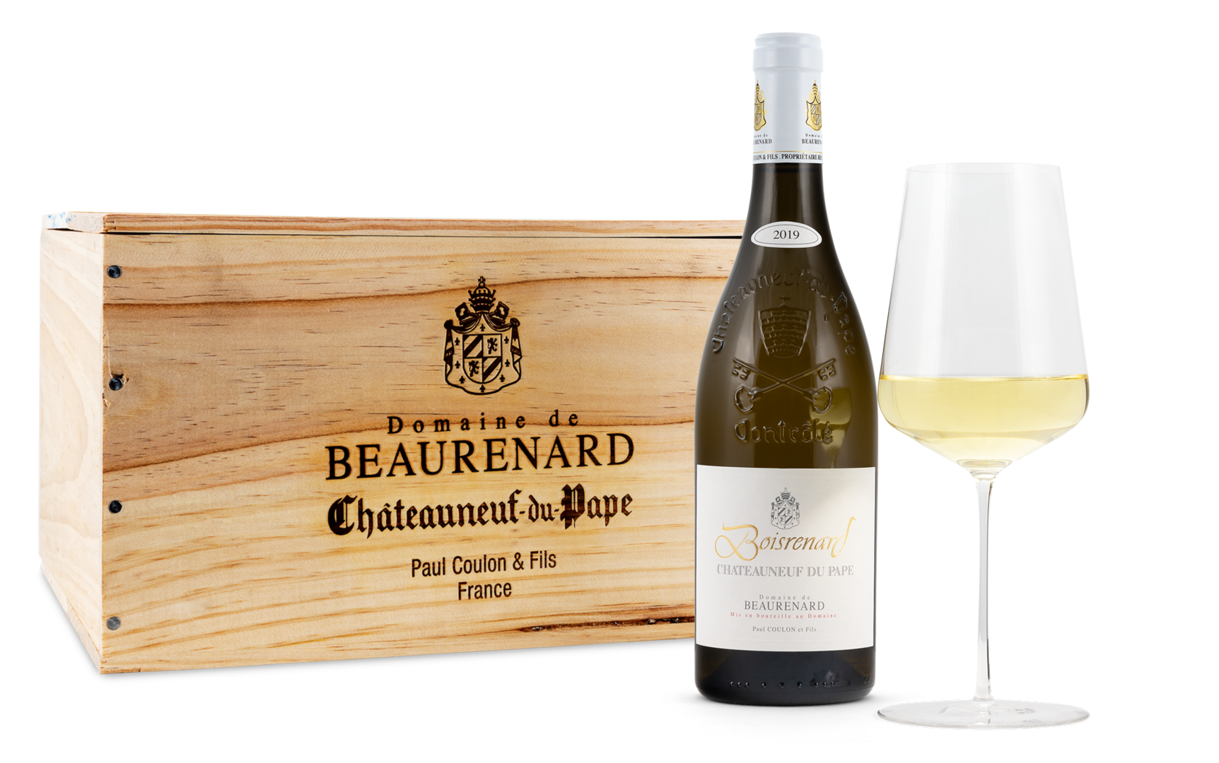2019 Châteauneuf du Pape blanc AC "Boisrenard" 2019 Châteauneuf du Pape blanc AC "Boisrenard" von SCEA Paul Coulon et Fils