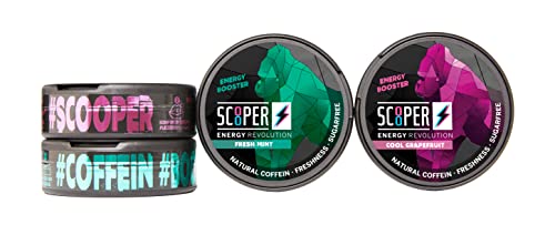 SCOOPER Energy Fresh Box | 2x Cool Grapefruit 2x Fresh Mint | 4 x 7,2g SCOOPER Energy Fresh Box | 2x Cool Grapefruit 2x Fresh Mint | 4 x 7,2g von Scooper