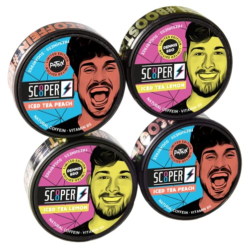 SCOOPER Energy, Mixed Box | Iced Tea Peach, Lemon | 4 x 7,2g SCOOPER Energy, Mixed Box | Iced Tea Peach, Lemon | 4 x 7,2g von Scooper