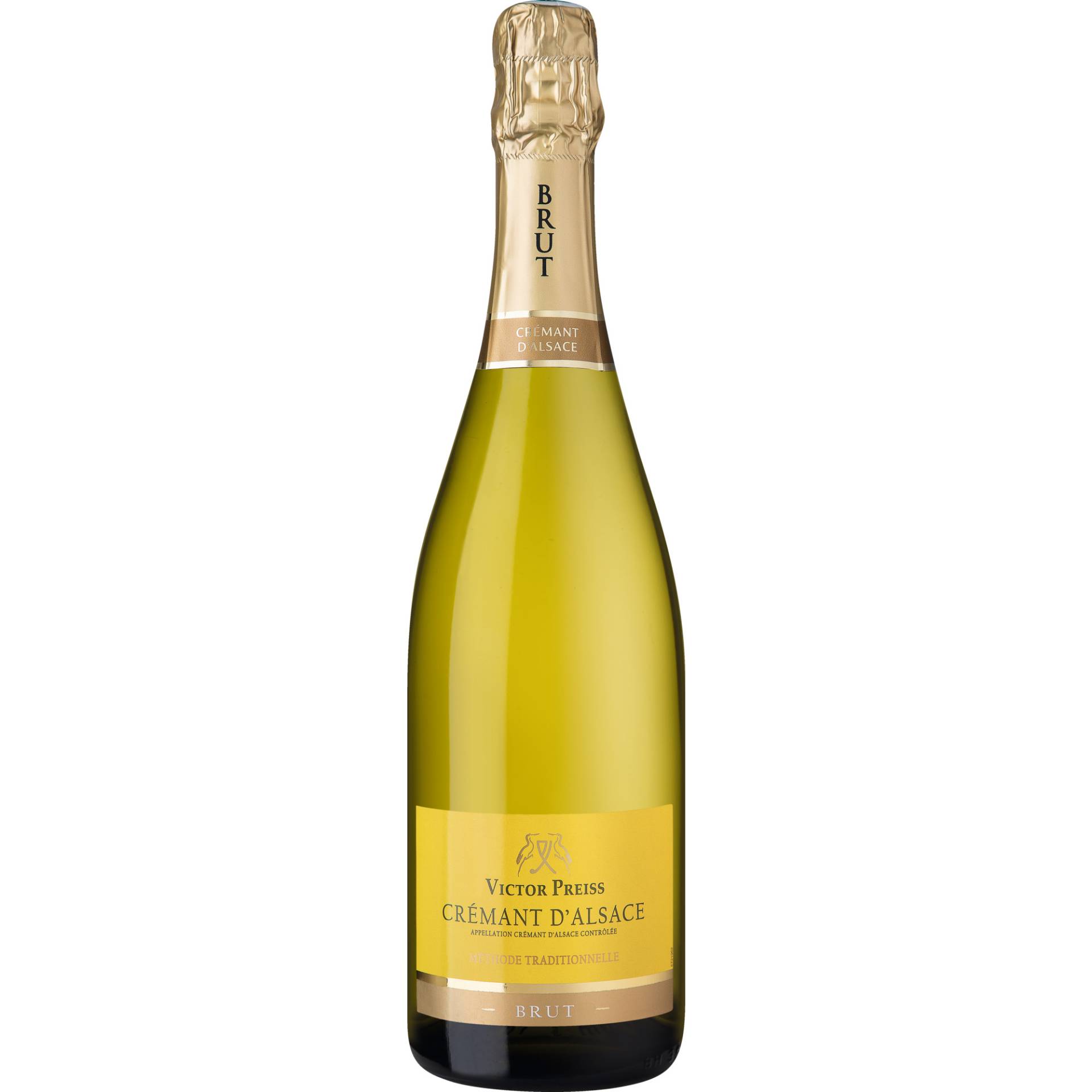 Victor Preiss Crémant, Brut, Crémant d'Alsace AOP, Elsass, Schaumwein Victor Preiss Crémant, Brut, Crémant d'Alsace AOP, Elsass, Schaumwein von SCVB à 68250 Westhalten, France