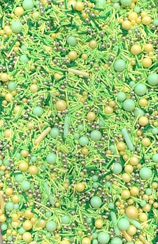 SD Pearls Zuckerstreusel, Bunter Streuselmix, Kuchen Ostern Streusel, Streudekor für Osterkuchen, Zuckerstreusel Ostern, Dekorationszucker für Ostern. (Mix „Spring Time“, 1000g) von SD Pearls