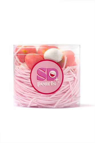SD Pearls Zuckerstreusel, Bunter Streuselmix, Kuchen Ostern Streusel, Streudekor für Osterkuchen, Zuckerstreusel Ostern, Dekorationszucker für Ostern. (Mix "Rosige Ostern", 210g) von SD Pearls
