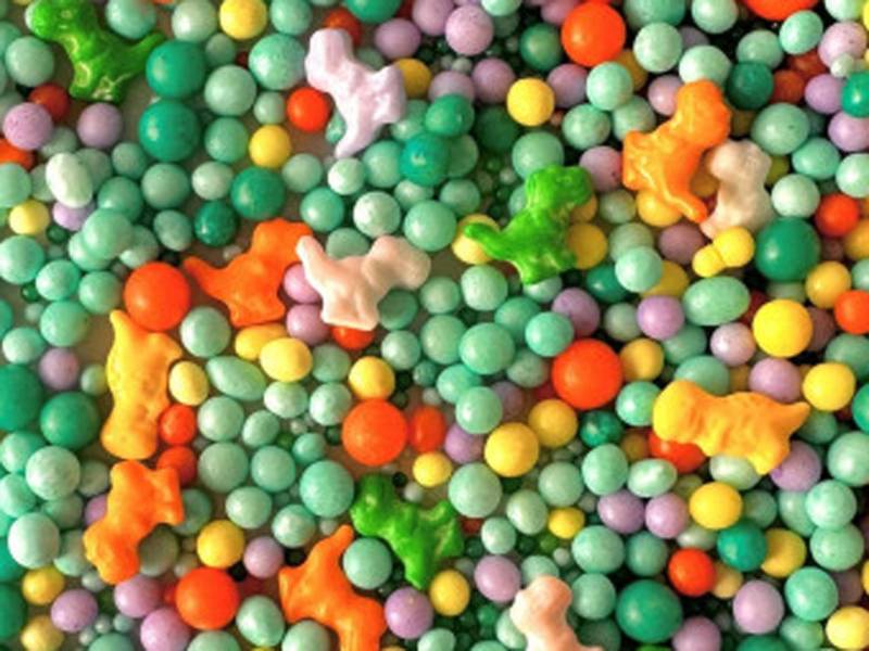 Zuckerdekor Mix Kleiner Dinosaurier 100g von SD Pearls