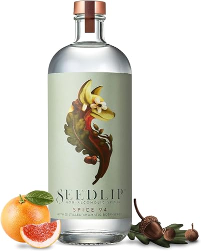 Seedlip Spice 94 | erfrischend-alkoholfreie Gin-Alternative | mit Grapefruitgeschmack | kalorienfrei & zuckerfrei | für nicht-alkoholische Cocktails | 0,0% vol | 700ml Einzelflasche | Seedlip Spice 94 | erfrischend-alkoholfreie Gin-Alternative | mit Grapefruitgeschmack | kalorienfrei & zuckerfrei | für nicht-alkoholische Cocktails | 0,0% vol | 700ml Einzelflasche | von SEEDLIP