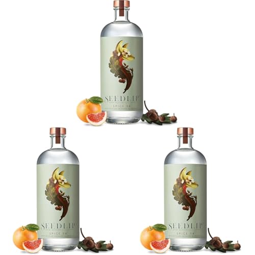 Seedlip Spice 94 | erfrischend-alkoholfreie Gin-Alternative | mit Grapefruitgeschmack | kalorienfrei & zuckerfrei | für nicht-alkoholische Cocktails | 0,0% vol | 700ml Einzelflasche | (Packung mit 3) von SEEDLIP