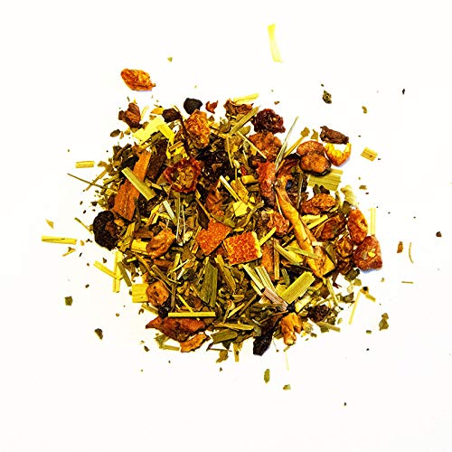 Schrader | Kräutertee Sanddorn-Zimt natürlich | enthält u.a. Apfelstücke, Orangenschalen, Lemongras | 125g von Schrader