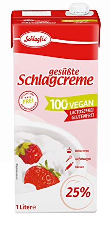 Schlagfix gesüßte Schlagcreme auf Pflanzenfettbasis, 1000 ml Schlagfix gesüßte Schlagcreme auf Pflanzenfettbasis, 1000 ml von SENSLAC