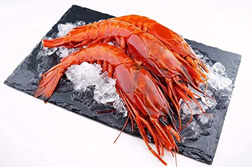 Sepehr Dad Carabineros | Rote Riesengarnelen | Great Red Shrimp | ganze Garnelen | roh | Wildfang | Westlicher Indischer Ozean | 400g von SEPEHR DAD CAVIAR