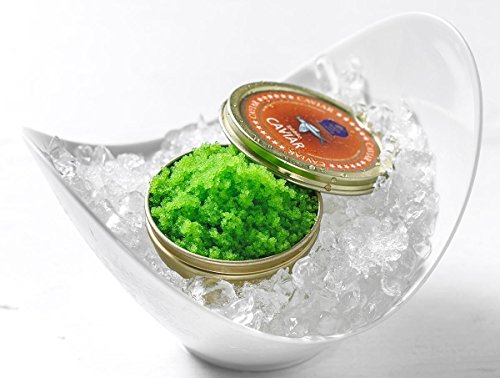 Tobiko Kaviar - Fliegender Fisch-Rogen 90g (Grün (Wasabi)) von SEPEHR DAD CAVIAR