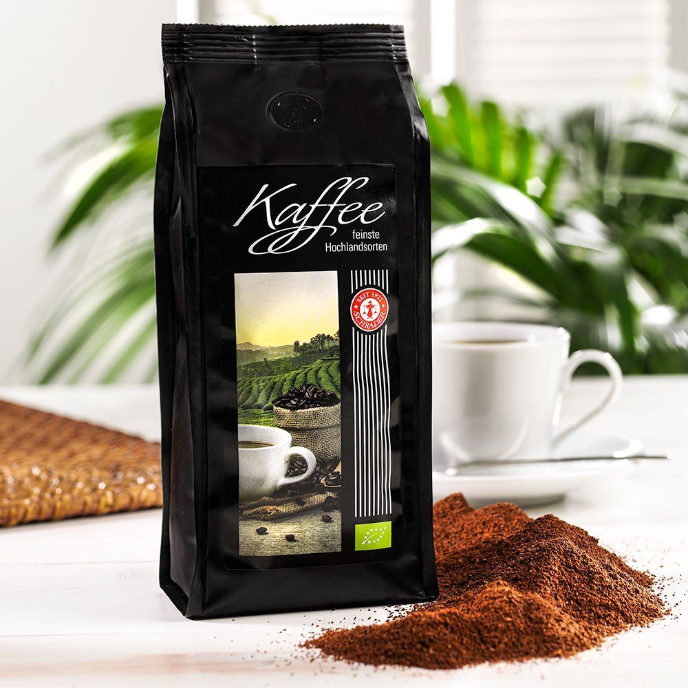 Schrader Kaffee Hausmischung Bio 2er-Set, gemahlen von SET
