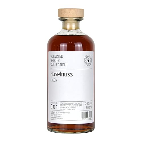 Haselnuss Likör – SHADOWS Distillery – 500ml 20% vol – kräftige Haselnuss mit feinen Karamellnoten – Handmade Likör aus fränkischer Manufaktur Haselnuss Likör – SHADOWS Distillery – 500ml 20% vol – kräftige Haselnuss mit feinen Karamellnoten – Handmade Likör aus fränkischer Manufaktur von SHADOWS