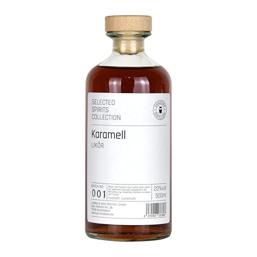 Karamell/Butterscotch Likör – SHADOWS Distillery – 500ml 20% vol – süße Noten von goldenem Karamell – Handmade Likör aus fränkischer Manufaktur Karamell/Butterscotch Likör – SHADOWS Distillery – 500ml 20% vol – süße Noten von goldenem Karamell – Handmade Likör aus fränkischer Manufaktur von SHADOWS
