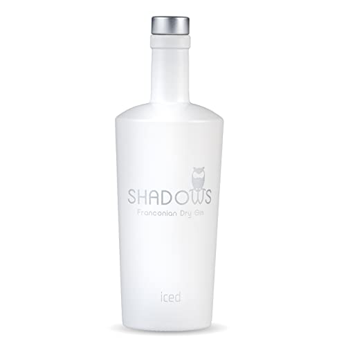 SHADOWS Franconian Dry Gin iced – handcrafted Gin mit frischem Citrus Geschmack – traditionelle fränkische Destillerie – aromatischer Gin für Genießer – 500ml von SHADOWS