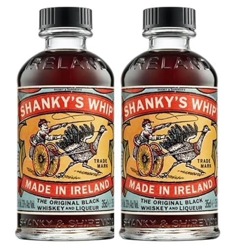 Shanky's Whip Original | Irish Whiskey Liqueur | cremiger Likör ohne Sahne mit Vanille und Karamell | beliebt bei Jung und Alt | 33% vol | 2x 350ml Einzelflasche | Shanky's Whip Original | Irish Whiskey Liqueur | cremiger Likör ohne Sahne mit Vanille und Karamell | beliebt bei Jung und Alt | 33% vol | 2x 350ml Einzelflasche | von SHANKY'S WHIP