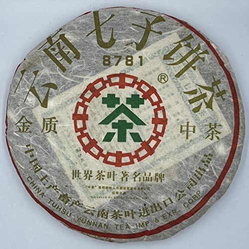 Pu-erh tea,2006,中茶金質China tea gold 8781,380g,Raw von SHENG JIA YUAN