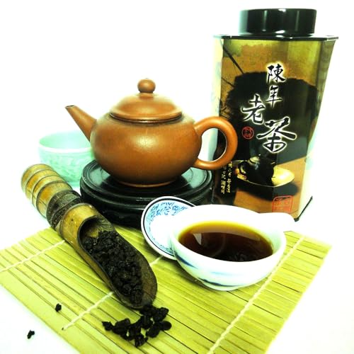 Taiwan unique tea,Frozen Ding Kung Fu Aged Oolong Tea,medium roast; heavy fermentation,150gx4 von SHENG JIA YUAN
