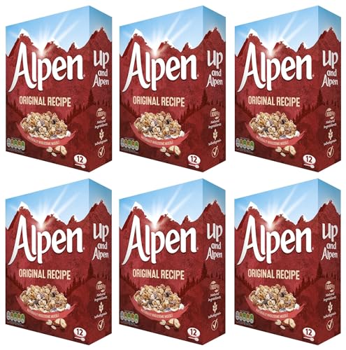 Alpen Original Recipe Müsli Vollkornmüsli mit Rosinen 6x 550g – importiert von Shestore24 von SHESTORE24