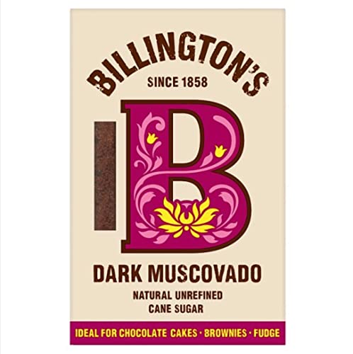 Billington’s Dark Muscovado unraffinierter Rohrzucker 500G – importiert von Shestore24 von SHESTORE24