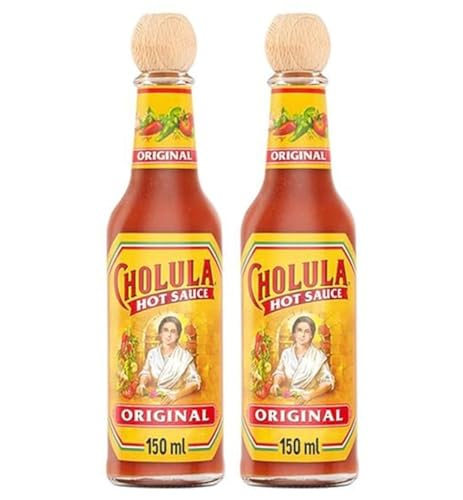 Cholula Hot Sauce Original Scharfe Soße Chilisauce aus Mexiko 2X 150ML – importiert von Shestore24 Cholula Hot Sauce Original Scharfe Soße Chilisauce aus Mexiko 2X 150ML – importiert von Shestore24 von SHESTORE24