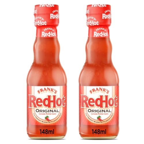 Frank´s RedHot Original Pepper Sauce Scharfe Pfeffersoße mit Cayenne Pfefferschoten 2X 148ML – importiert von Shestore24 von SHESTORE24