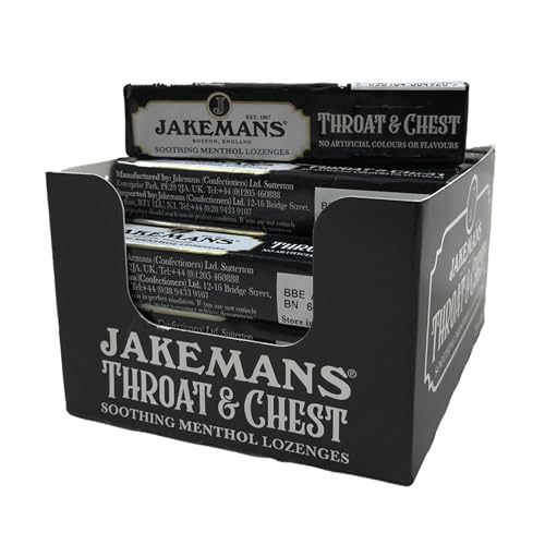 Jakemans Throat & Chest Soothing Menthol Lozenges Lutschbonbon 20x 41g – importiert von Shestore24 Jakemans Throat & Chest Soothing Menthol Lozenges Lutschbonbon 20x 41g – importiert von Shestore24 von SHESTORE24
