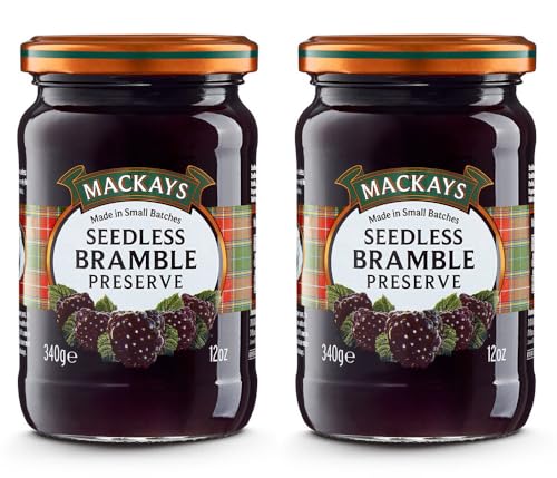 Mackays Seedless Bramble Preserve Brombeer-Konfitüre ohne Kerne 2X 340G – importiert von Shestore24 von SHESTORE24