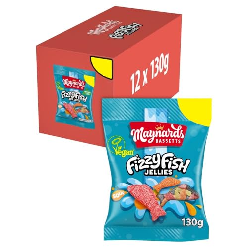 Maynards Bassetts Fizzy Fish Jellies saures Weingummi 12x 130g – importiert von Shestore24 Maynards Bassetts Fizzy Fish Jellies saures Weingummi 12x 130g – importiert von Shestore24 von SHESTORE24