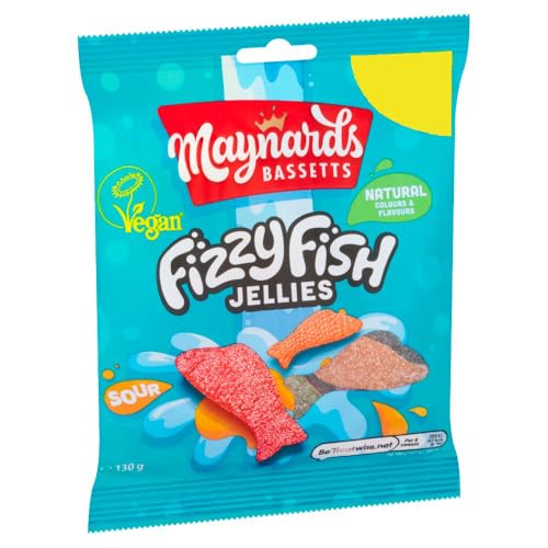 Maynards Bassetts Fizzy Fish Jellies saures Weingummi 130g – importiert von Shestore24 Maynards Bassetts Fizzy Fish Jellies saures Weingummi 130g – importiert von Shestore24 von SHESTORE24