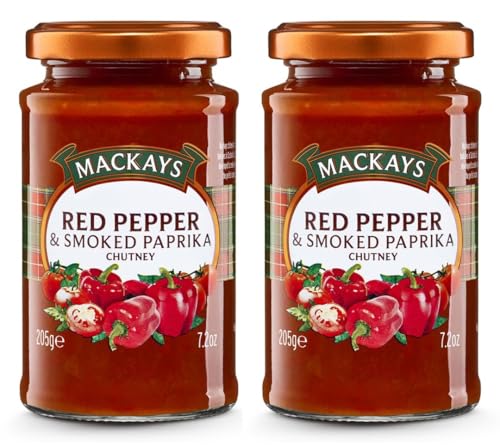 Red Pepper & Smoked Paprika Chutney 2x 205g – importiert von Shestore24 von SHESTORE24