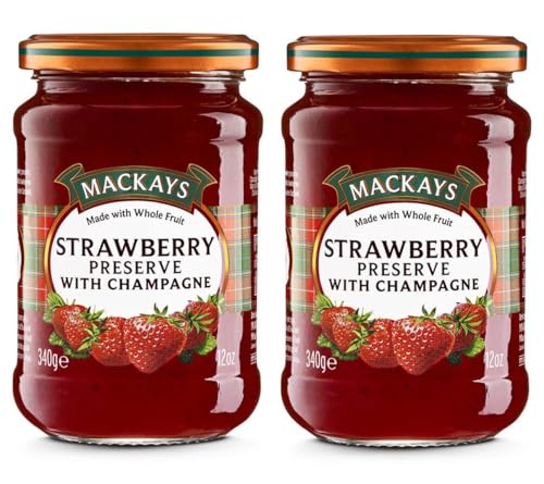 Strawberry Preserve with Champagne Erdbeerkonfitüre mit Champagner 2x 340g – importiert von Shestore24 von SHESTORE24