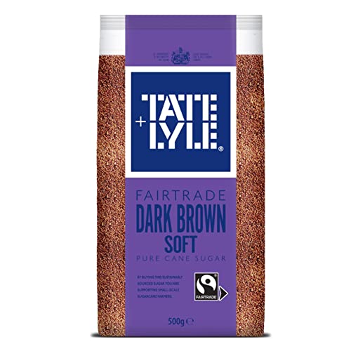 Tate & Lyle Fairtrade Dark Brown Soft brauner Rohrzucker 500G – importiert von Shestore24 von SHESTORE24