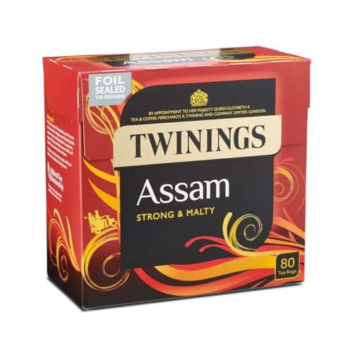 Twinings 80 Teebeutel (Assam) - Schwarzer englischer Tee – importiert von Shestore24 von SHESTORE24