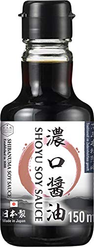 Shibanuma Koikuchi Shoyu Soße – Dunkle Sojasoße aus Japan – 1 x 150 ml von SHIBANUMA