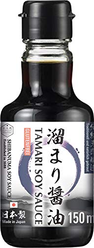 Shibanuma Tamari Soße – Glutenfreie, dunkle Sojasoße aus Japan – 1 x 150 ml Shibanuma Tamari Soße – Glutenfreie, dunkle Sojasoße aus Japan – 1 x 150 ml von SHIBANUMA