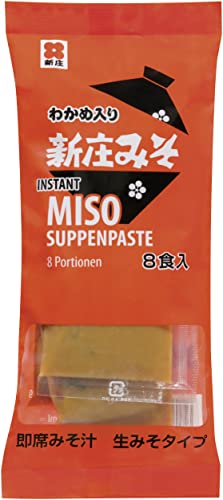 SHINJYO Miso-Suppe, Portionspackung (Sokuseki Miso shiru), 160 g von Shinjyo Miso