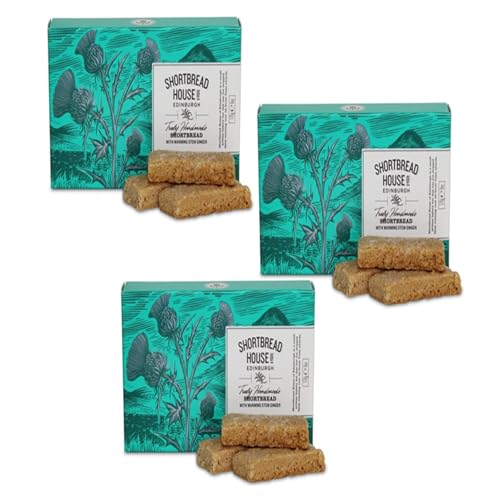 Shortbread House | Fingers Ingwerkekse | Keksdose mit Butter und Ingwer | Englische Kekse Butterdose - 3 x 170 Gr Shortbread House | Fingers Ingwerkekse | Keksdose mit Butter und Ingwer | Englische Kekse Butterdose - 3 x 170 Gr von Shortbread