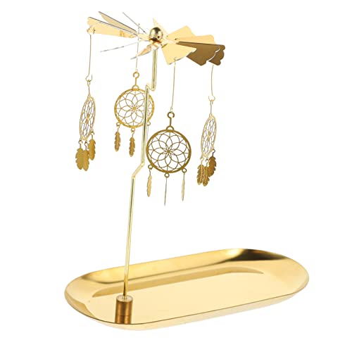 1 Set Ornamente, Hausornamente, Krippendekoration, Schreibtischaufsatz, Weihnachts-Votivkerzenhalter, drehbarer Weihnachtskerzenhalter, drehbarer Teelichthalter, drehbarer Kerzenständer, Tischdekorati 1 Set Ornamente, Hausornamente, Krippendekoration, Schreibtischaufsatz, Weihnachts-Votivkerzenhalter, drehbarer Weihnachtskerzenhalter, drehbarer Teelichthalter, drehbarer Kerzenständer, Tischdekorati von SHOUKAII