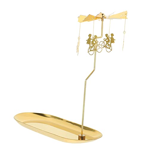 1 Set Ornamente, Hausornamente, Krippendekoration, Schreibtischaufsatz, Weihnachts-Votivkerzenhalter, drehbarer Weihnachtskerzenhalter, drehbarer Teelichthalter, drehbarer Kerzenständer, Tischdekorati 1 Set Ornamente, Hausornamente, Krippendekoration, Schreibtischaufsatz, Weihnachts-Votivkerzenhalter, drehbarer Weihnachtskerzenhalter, drehbarer Teelichthalter, drehbarer Kerzenständer, Tischdekorati von SHOUKAII